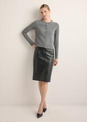 Women's Leather Pencil Skirt SPCDS-0031-99(KS)