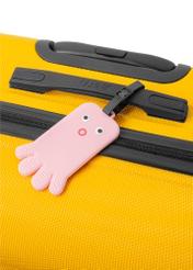 Luggage tag AW-012-0004-31(W25), product view on a suitcase on a white background.