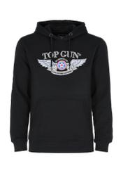 Men's black hooded sweatshirt TOP GUN BLZMT-0063-99(Z23)-04