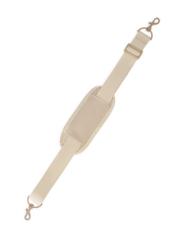 Beige airplane backpack PLCMN-0017-16(Z25), view of the detachable product strap, view on a white background.