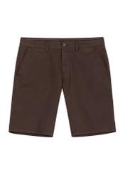 Brown men's shorts SZOMT-0029-1I(W26), front product view on white background.