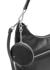 Black purse handbag TOREC-0886A-99(Z25), close-up of the product detail on a white background.