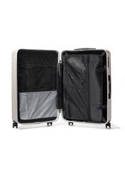 Large wheeled suitcase WALAB-0088-1A-28(W26), interior view on a white background.