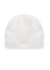 White women's winter cap CZADF-0046-0A(Z26)