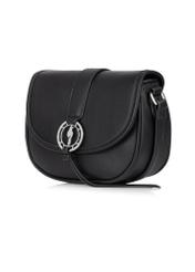 Black women's handbag made of imitation leather TOREC-0756B-99(W25)-02