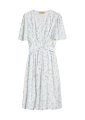 Women's short floral dress SUKDT-0276-7P(W26) - front product view, on a white background.