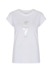 Women's white T-shirt with oriole TSHDT-0097-11(W22)-04