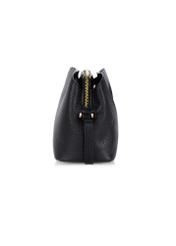 Black women's handbag with strap TOREC-0768A-99(W24)-04