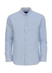 Blue men's shirt KOSMT-0305-61(W23)-03