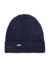 Navy blue wool men's hat CZAMT-0089-69(Z25) - front product view on white background.
