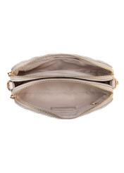 Small cream women's handbag TOREC-1051-12(Z25), product view inside on white background.