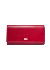 Red women's wallet PL-125-4B(KS), front product view on white background.