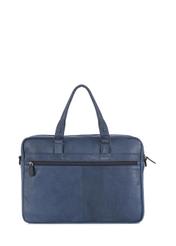 Men's navy blue leather bag TORMS-0046N-69(Z24)-03