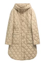 Beige transitional women's jacket KURDT-0666-1J(Z26)