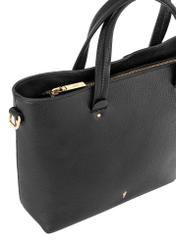 Black leather handbag for women TORES-0728B-99(W24)-06