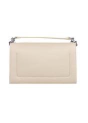 Cream small women's handbag TOREC-1282-0B(Z26) - product view from the back, on a white background.