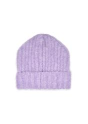Light purple women's wool hat CZADT-0205-6A(Z26), back view of the product on a white background.