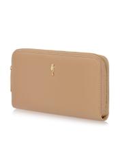 Large beige women's wallet POREC-0327-81(W23)-03