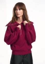 Women's stretch sweater SWEDT-0171-31(Z22)-01