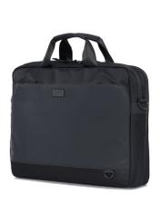 Black men's briefcase with laptop pocket TORMN-0312A-99(Z24)-03