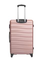 Large suitcase on wheels WALAB-0081-5X-28(W26), product view from the back on a white background.