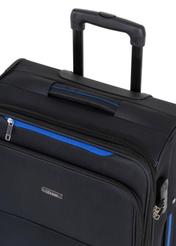 Medium suitcase on wheels WALNY-0033-99-24(W23)-08