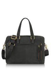 Men's leather bag with zippers TORMS-0321-99(W23)-01