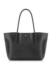 Black women's shopper bag TOREC-0938-99(W24)-01