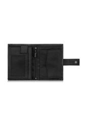 Black folding men's wallet PORMN-0017-99(Z23)-03