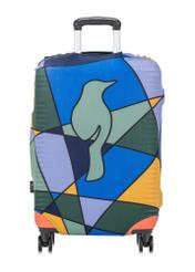 Colored cover for medium suitcase AW-013-0003-15-M(W25), product view on the suitcase on a white background.