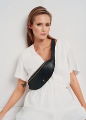 Leather black women's bag TORES-0970D-99(W25)