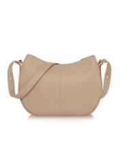 Beige women's saddle bag TOREC-0814-80(W23)-04