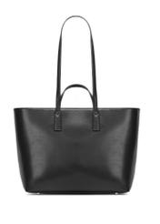 Black women's shopper handbag TOREC-1204-99(W26), product view from the back on a white background.