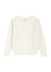 Cream women's mohair sweater SWEDT-0235-12(Z25)