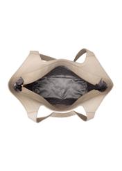 Large women's leather handbag TORES-1205-1B(W26), product view inside on white background.