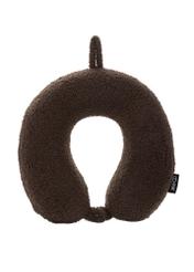 Soft brown headrest AW-014-0003-1H(W26), front product view on white background.