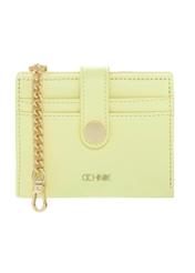 Small light yellow women's wallet POREC-0430-2A(W26), front product view on white background.