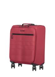 Small suitcase on wheels WALNY-0045-4B-19(W26), diagonal view of the product on a white background.