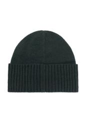 Dark green classic men's cap CZAMT-0077-54(Z24)-02