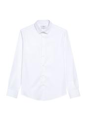 White men's shirt KOSMT-0351-11(Z25) - front product view on white background.