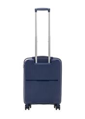 Small suitcase on wheels WALPP-0026-7D-19(W26), product view from the back on a white background.