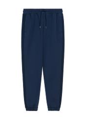 Navy blue men's trousers SPOMT-0111-68(Z25), front product view on white background.