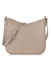 Beige leather women's shoulder bag TORES-1041-81(Z24)-03