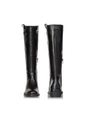 Classic black leather boots for women BUTYD-1002-99(Z23)-02