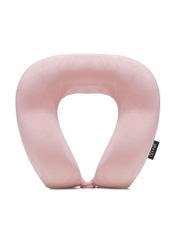 Pink travel pillow AW-014-0002-34(W25), front product view on white background.