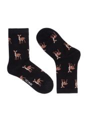 Women's socks with a shiny pattern SKADT-0062-99(Z24)-01