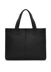 Large black leather handbag for women TORES-1084-99(W25)-03