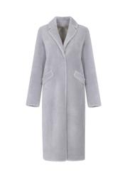 Women's wool coat decorated with crystals FUTDW-0009-91(Z22)-06