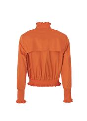 Women's orange bomber jacket KURDT-0159-30(W19)-02