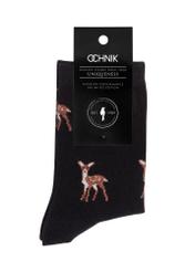 Women's socks with a shiny pattern SKADT-0062-99(Z24)-02